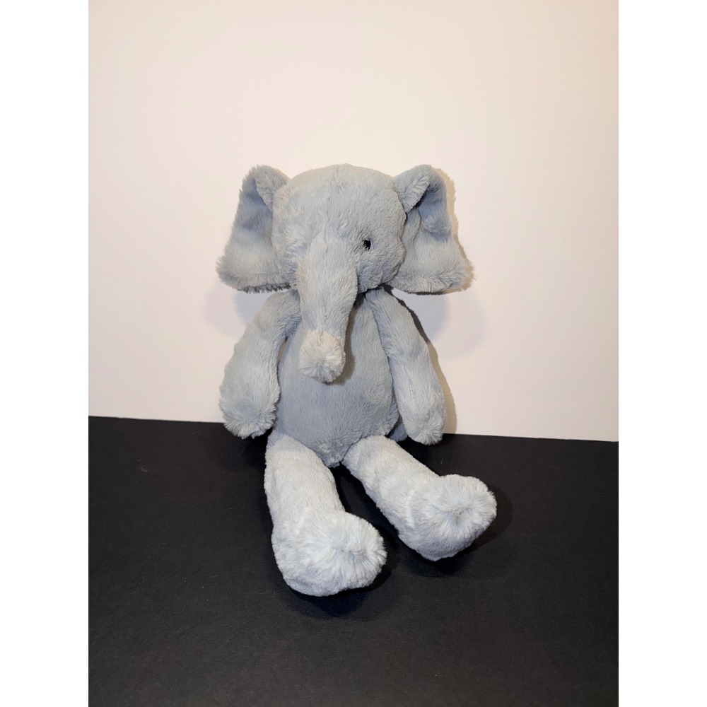 Jellycat Bashful Elephant Plush Stuffed Animal Light Blue Soft Toy 12"